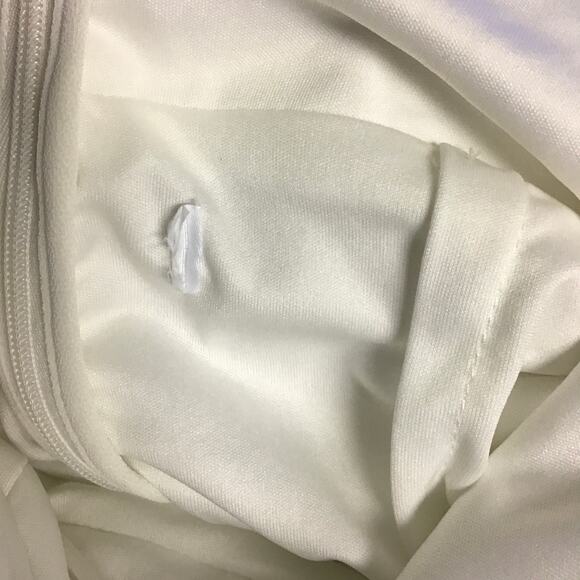 LULU'S XS Extraordinary Romance White Button Back Mermaid Maxi Dress B111 - Picture 6 of 9